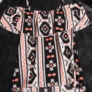 Super cute tribal pattern top